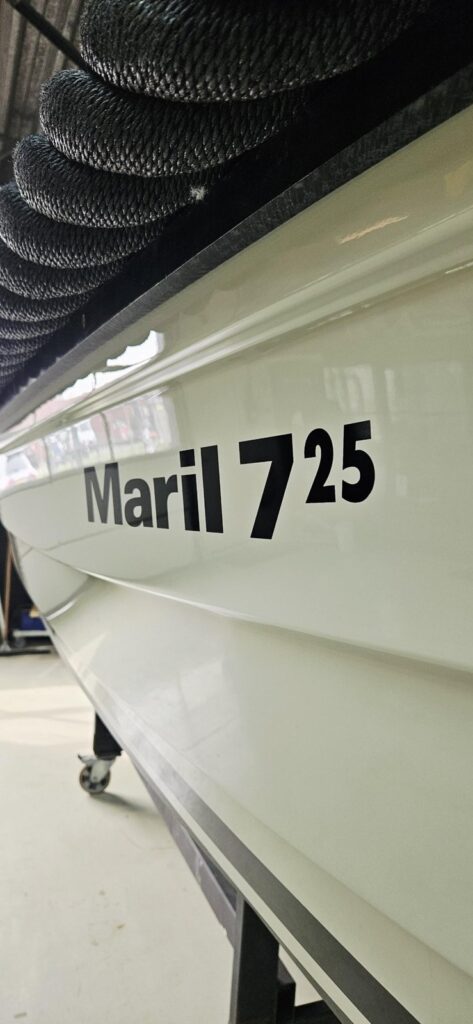 Maril 725 romp gespoten resultaat